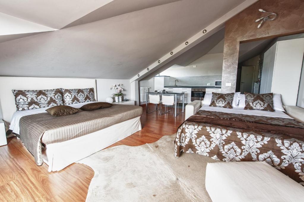 Cute & Cozy Terrace Apartment Bergamo Cameră foto
