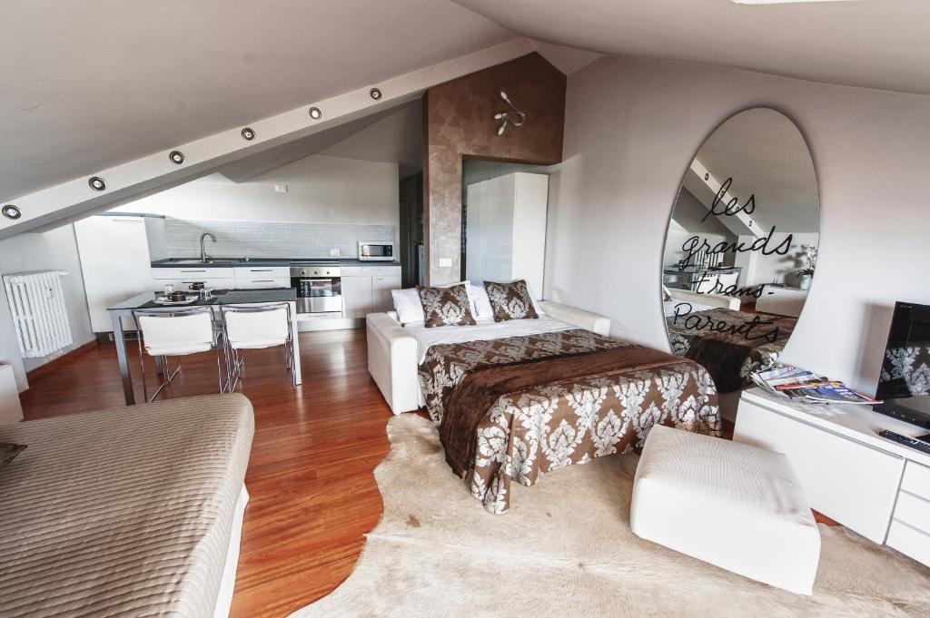 Cute & Cozy Terrace Apartment Bergamo Cameră foto