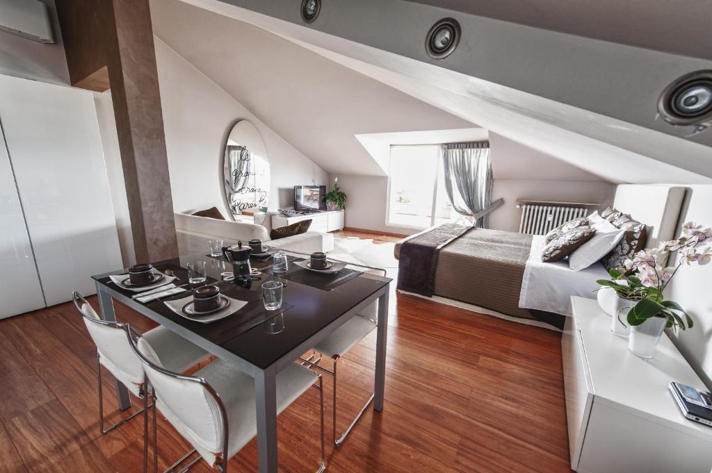 Cute & Cozy Terrace Apartment Bergamo Cameră foto