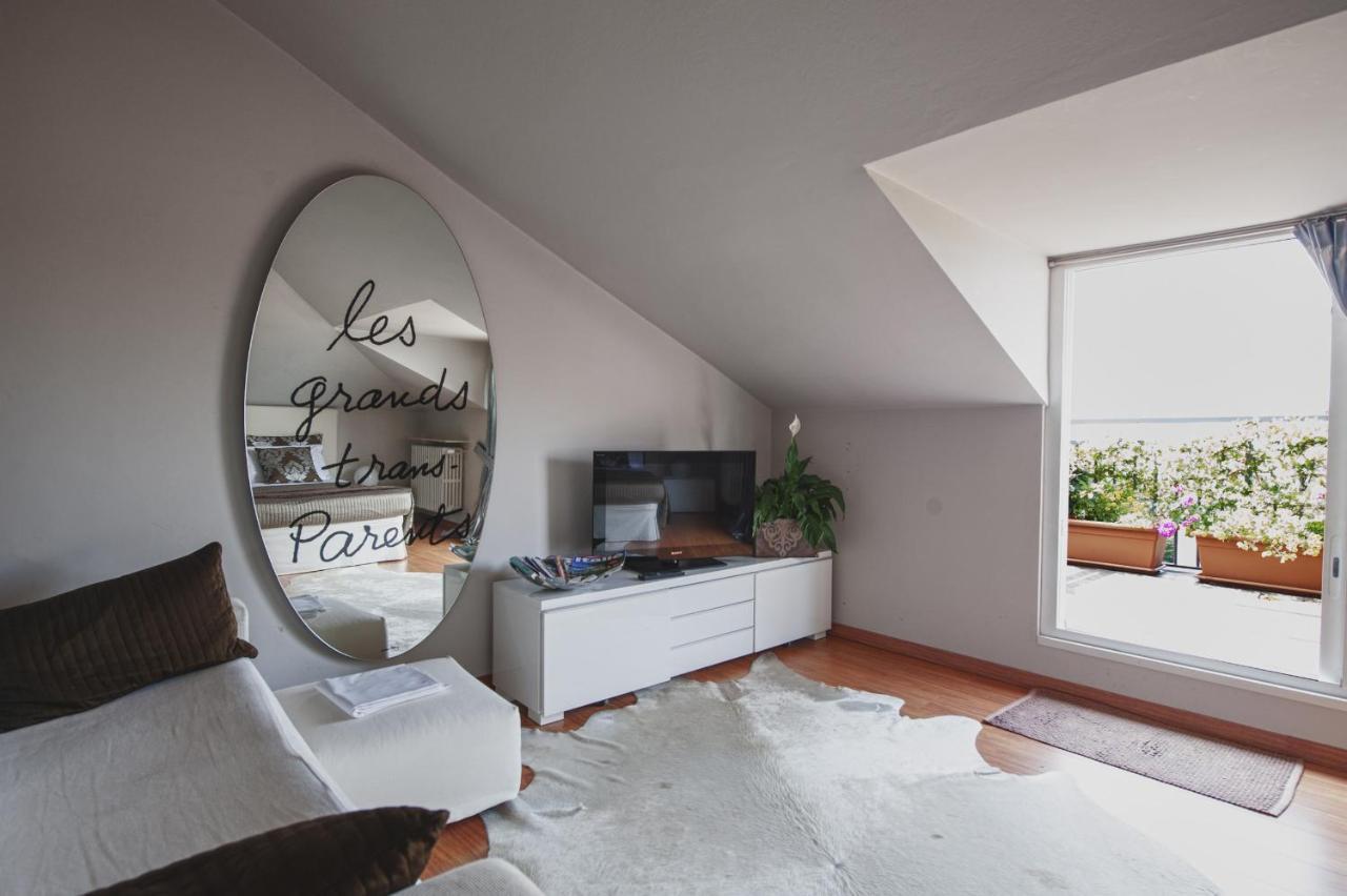 Cute & Cozy Terrace Apartment Bergamo Cameră foto